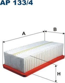 Воздушный фильтр Filtron для Renault Wind 2010-2013. Артикул AP 133/4