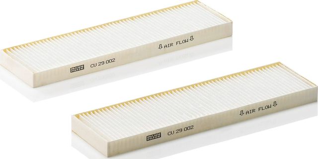 Салонный фильтр Mann-Filter. Артикул CU 29 002-2