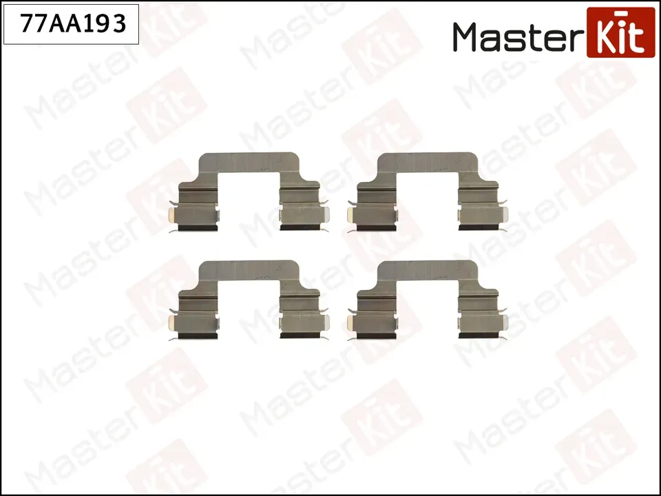 Комплект монтажный тормозных колодок (Master KIT). Артикул 77AA193