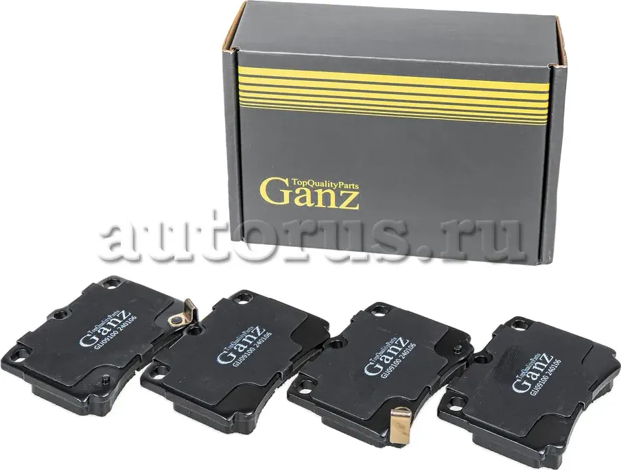 Колодки тормозные задние (Ganz). Артикул GIJ09100