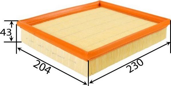 Воздушный фильтр JS Asakashi для BMW 2 F22 2013-2026. Артикул A32003