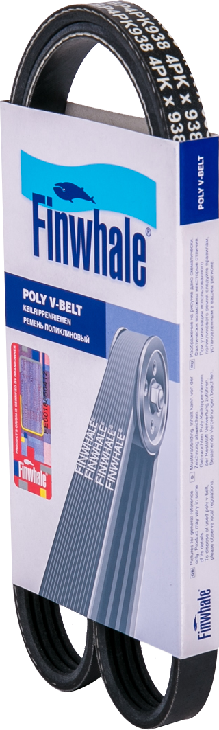 Приводной ремень поликлиновой Finwhale. Артикул BP4PK938
