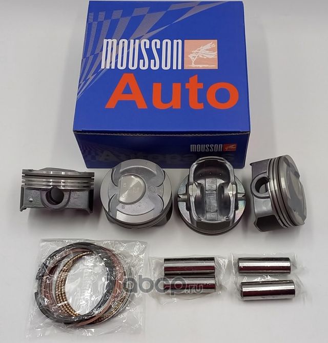 Поршень кольца ремонтные 0,5 мм комплект 4 на 1 цилиндр (Mousson). Артикул SPRG4FD050