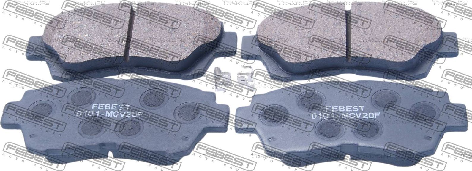 Тормозные колодки Febest передние для Toyota Cresta V (X100) 1996-2001. Артикул 0101-MCV20F