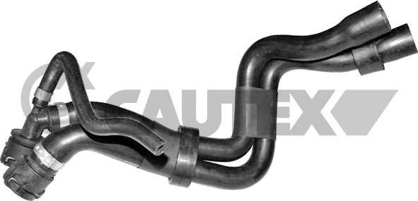 Патрубок радиатора (системы охлаждения) Cautex (EPDM (Этилен-пропиленовый каучук)). Артикул 752680