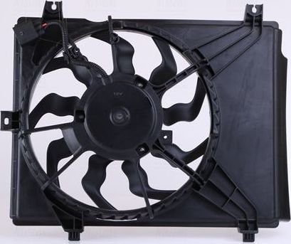 Вентилятор радиатора двигателя Nissens (полимерный материал). Артикул 85894