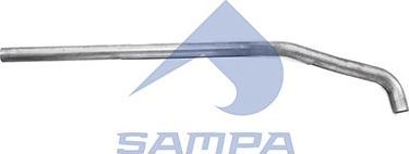 Глушитель Sampa для MAN TGM 2005-2026. Артикул 021.326