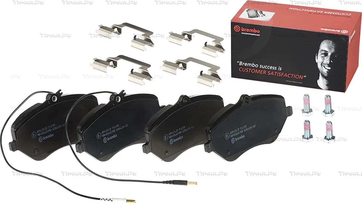 Тормозные колодки Brembo PRIME LINE передние для Citroen C6 2006-2012. Артикул P 61 119
