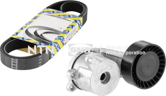 Приводной ремень поликлиновой с роликами (комплект) NTN / SNR. Артикул KA869.00