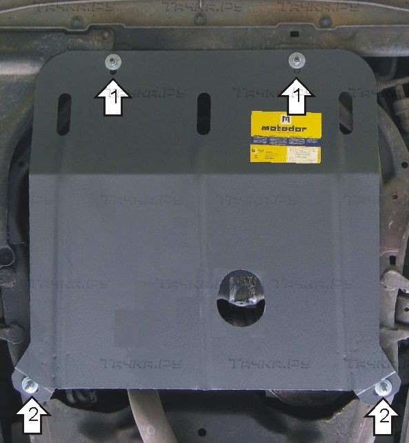 Защита Мотодор для картера, КПП Opel Vectra B 1995-2003. Артикул 01506