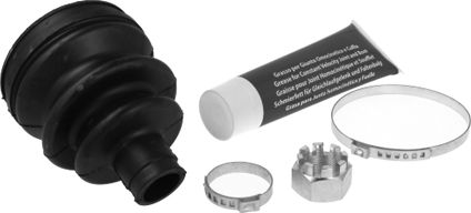 Пыльник шруса (комплект) Metelli (резина). Артикул 13-0007