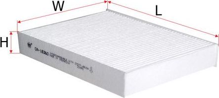 Салонный фильтр Sakura. Артикул CA-18360