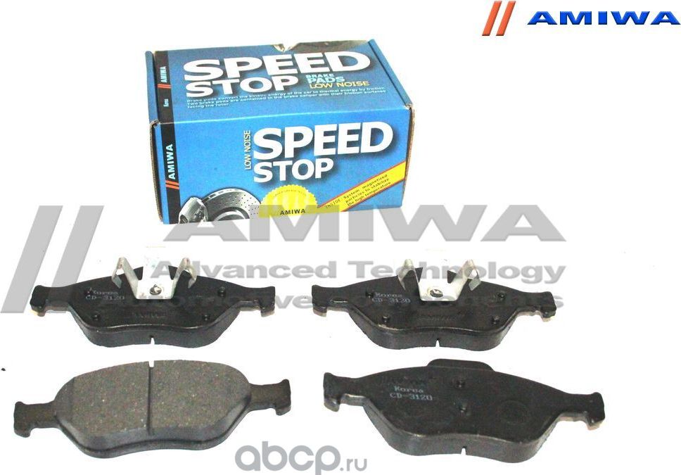 Колодки тормозные передние (Amiwa). Артикул CD3120