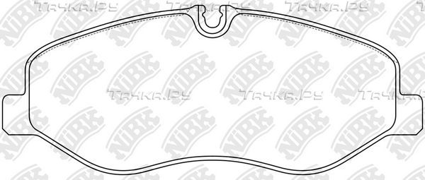 Тормозные колодки NiBK. Артикул PN0653