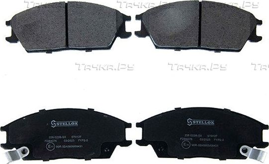 Тормозные колодки Stellox. Артикул 1530 000B-SX