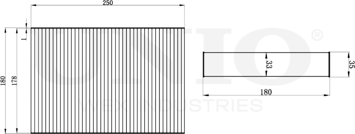 Фильтр салона (Unio). Артикул FLT-40139