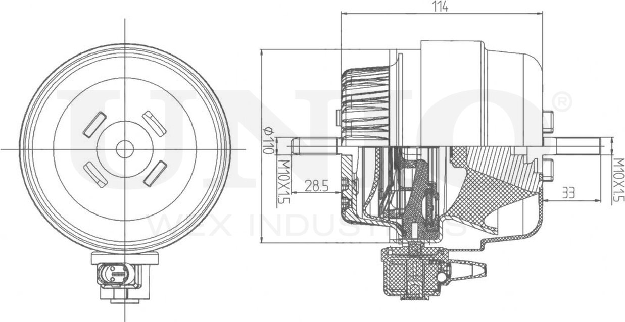 Опора двигателя (Unio). Артикул RMP-15014