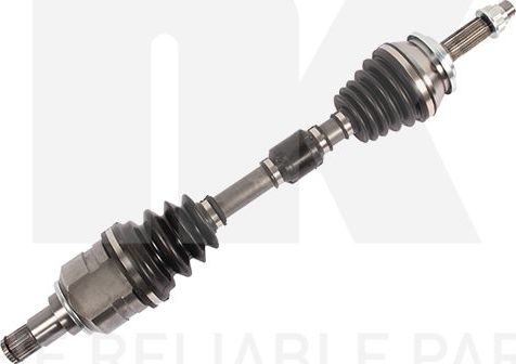 Полуось (привод в сборе, приводной вал) NK. Артикул 504511