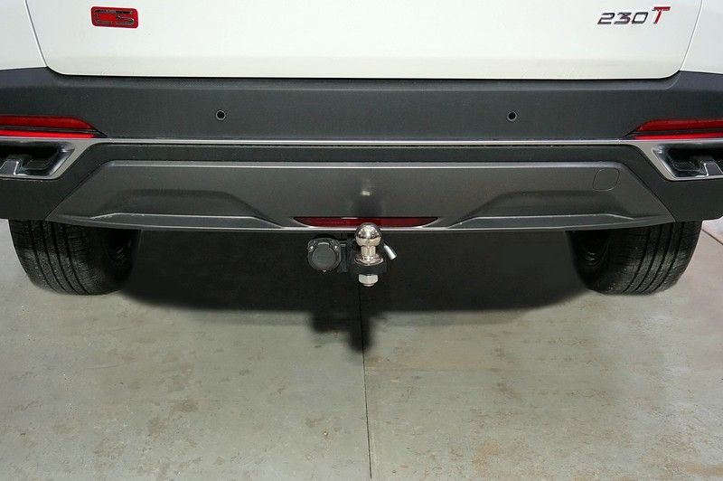 Фаркоп ТСС оцинкованный под американский квадрат для Omoda C5 2022-2026. Артикул TCU00323