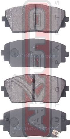 Тормозные колодки Akyoto Packing AKYOTO. Артикул AKD-12107