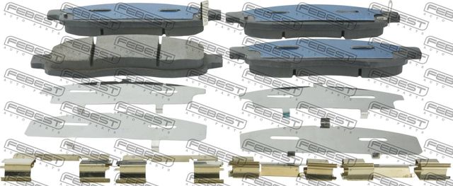 Тормозные колодки Febest. Артикул 0201-A60F