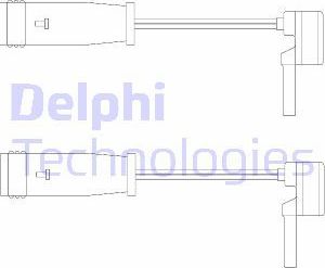Датчик износа тормозных колодок  Delphi. Артикул LZ0153