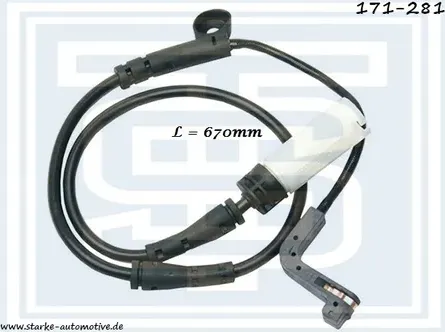 171-281_STARKE_Датчик тормозной BMW E60 передний Starke. Артикул 171281