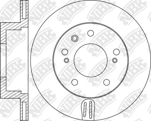Тормозной диск NiBK. Артикул RN1798
