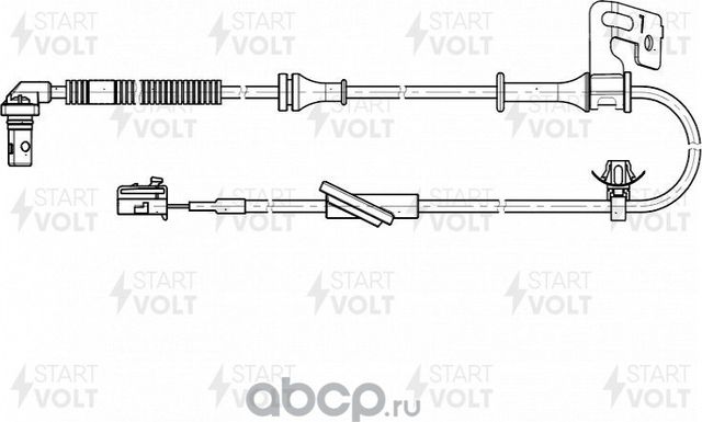 Датчик ABS для а/м Hyundai Solaris (10-)/KIA Rio (11-) задн. лев. (VS-ABS 0804) (Startvolt). Артикул vs-abs-0804