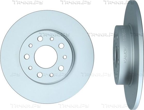Тормозной диск Kamoka задний для Fiat 500L I 2012-2026. Артикул 103512