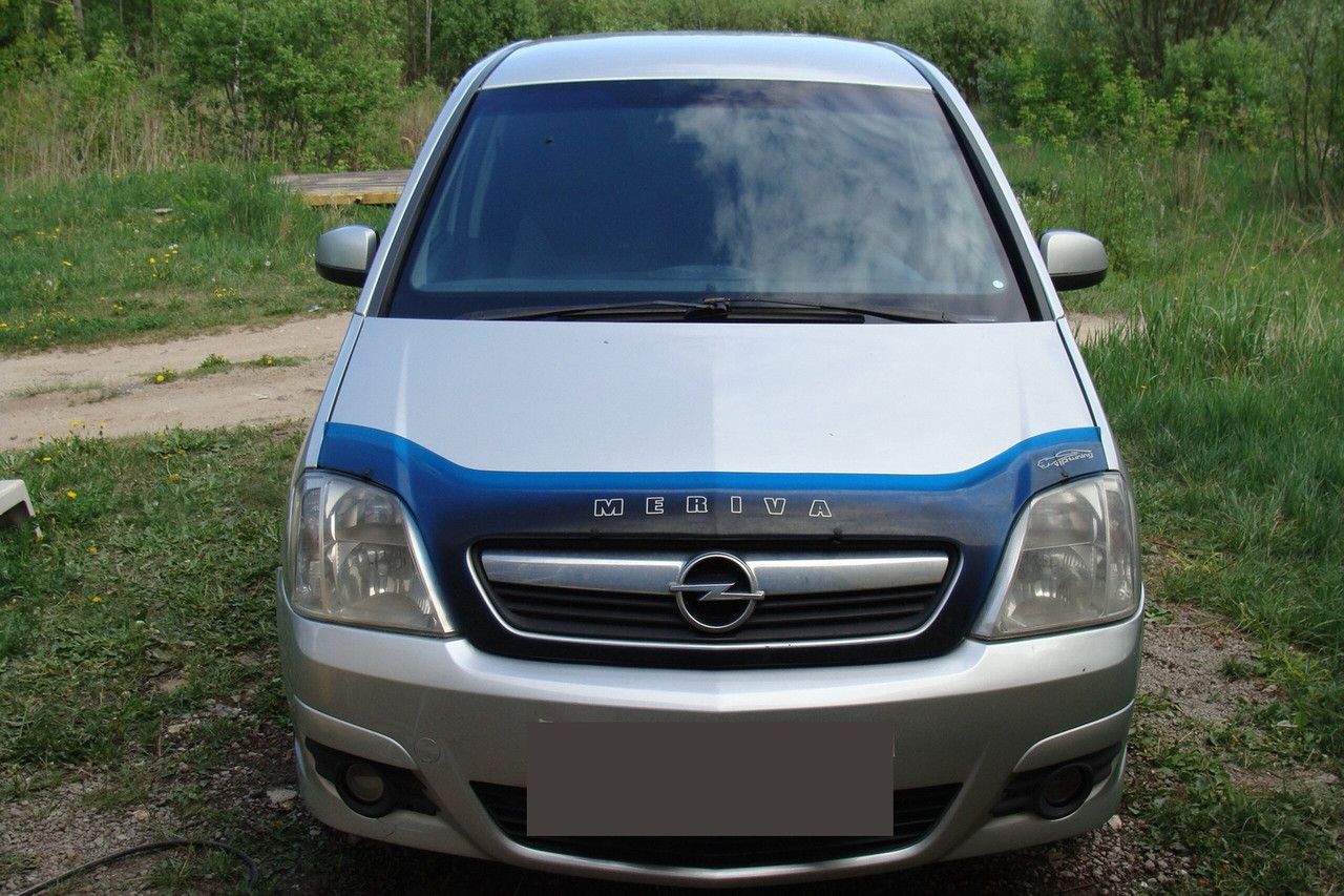 Дефлектор VT52 для капота Opel Meriva А 2002-2010. Артикул OP16VT