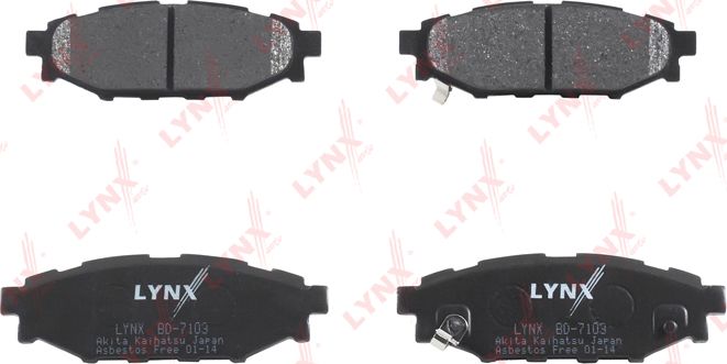 Тормозные колодки LYNXauto. Артикул BD-7103