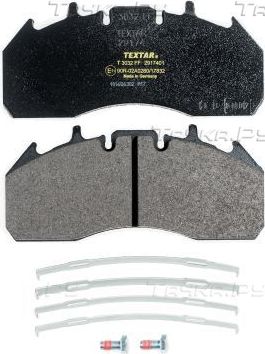 Тормозные колодки Textar передние/задние для Renault Magnum 2004-2013. Артикул 2917401