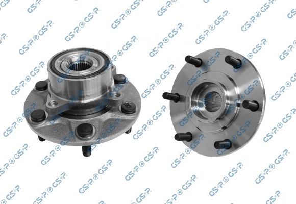 Ступица колеса с интегрированным подшипником GSP передняя правая/левая для Mitsubishi Pajero IV 2006-2026. Артикул 9330018