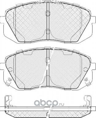 Тормозные колодки Hyundai / KIA. Артикул 581012YA00