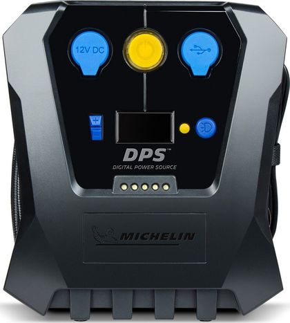 Компрессор воздушный MICHELIN цифровой программируемый, с выходом на 12В и USB, с LED подсветкой. Артикул 12266