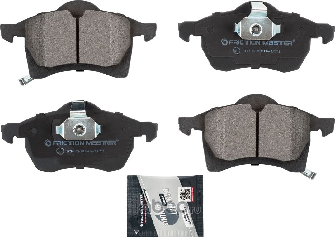 Колодки тормозные дисковые передние MKD1141 (Frictionmaster). Артикул MKD1141