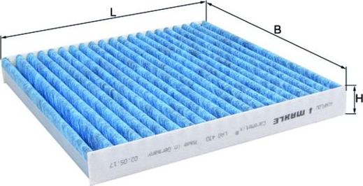 Салонный фильтр Mahle CareMetix®. Артикул LAO 430