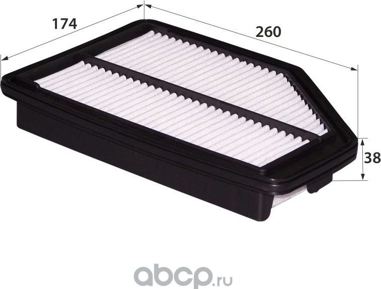 A-339E 17220-RZP-G00 (фильтр воздушный) (RB-Exide). Артикул A339E