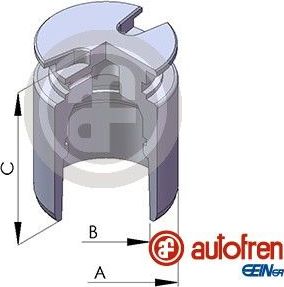 Поршень тормозного суппорта Autofren Seinsa (сталь) задний для Saab 9-5 I 2005-2009. Артикул D025102