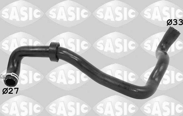 Патрубок радиатора (системы охлаждения) Sasic левый нижний для Renault Clio IV 2012-2019. Артикул 3404407