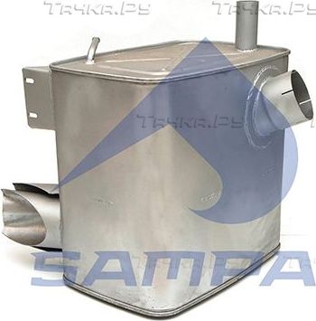 Глушитель Sampa для Mercedes-Benz Actros MP1 1996-2003. Артикул 010.475