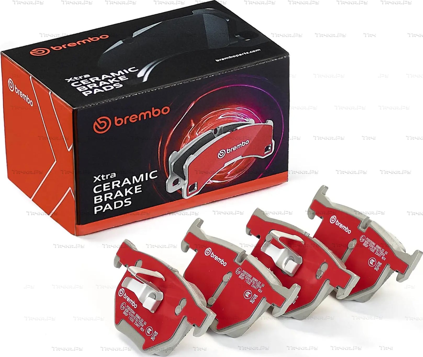 Тормозные колодки Brembo XTRA LINE - Ceramic для BMW X6 II (F16) 2014-2019. Артикул P06056NX