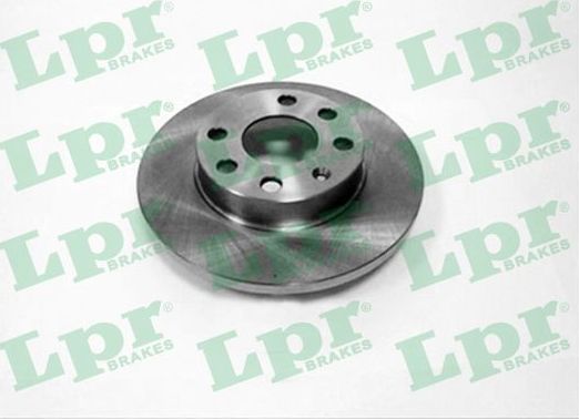 Тормозной диск LPR передний для Opel Kadett D 1979-1984. Артикул O1051P