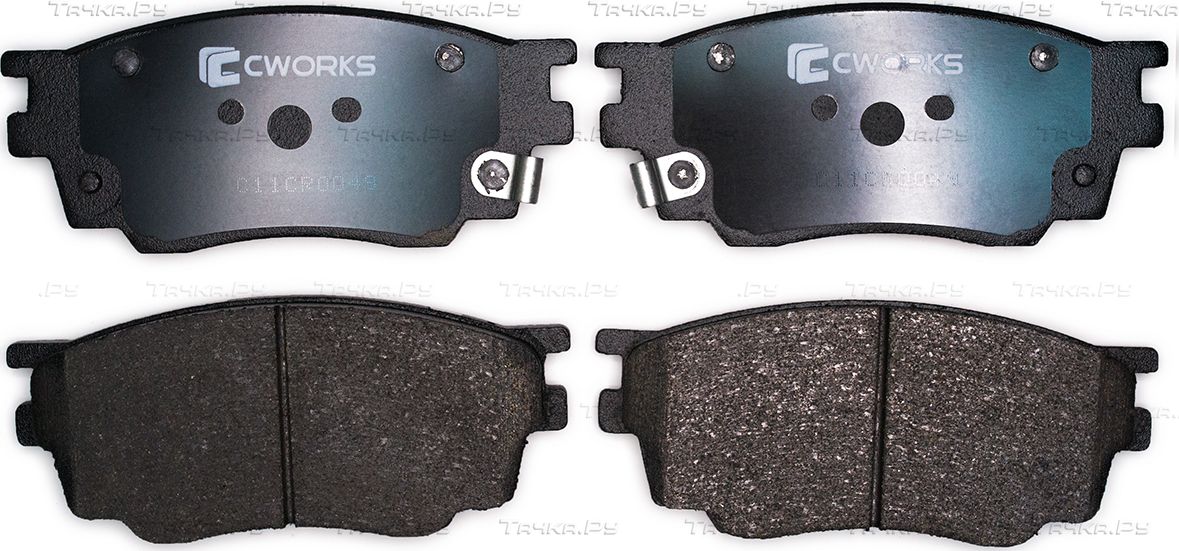 Тормозные колодки Cworks передние для Mazda 6 I (GG) 2002-2007. Артикул C11CR0049