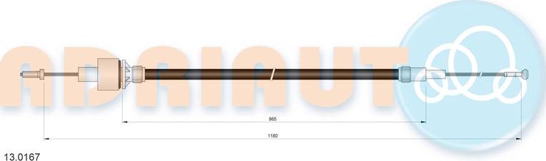 Трос сцепления Adriauto. Артикул 13.0167