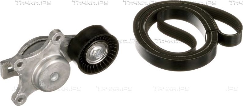 Приводной ремень поликлиновой с роликами (комплект) Gates Micro-V® Kit для Mazda CX-9 I 2007-2016. Артикул K076PK1138