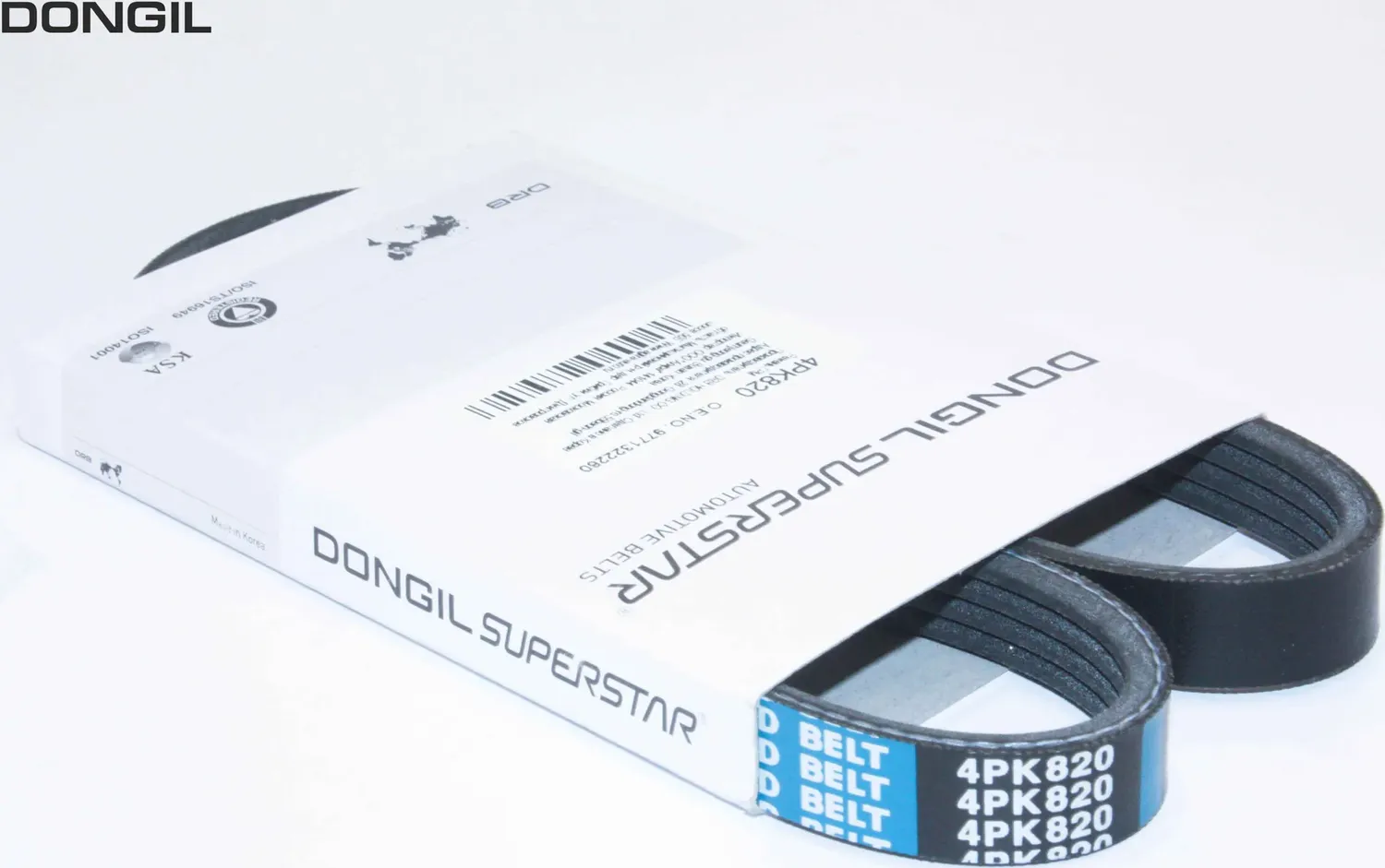 Ремень поликлиновой 4PK 820 DR5000 EPDM EX (Dongil). Артикул 4pk820