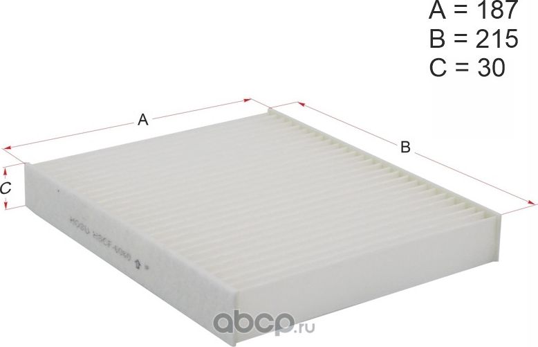 Фильтр салона TOYOTA HILUX ##N 12#/13# 15 (Hosu). Артикул HSCF0060