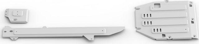 Защита картера, КПП, топливных магистралей и редуктора Rival для Geely Monjaro АКПП 4WD 2022-2026. Артикул K333.1930.1